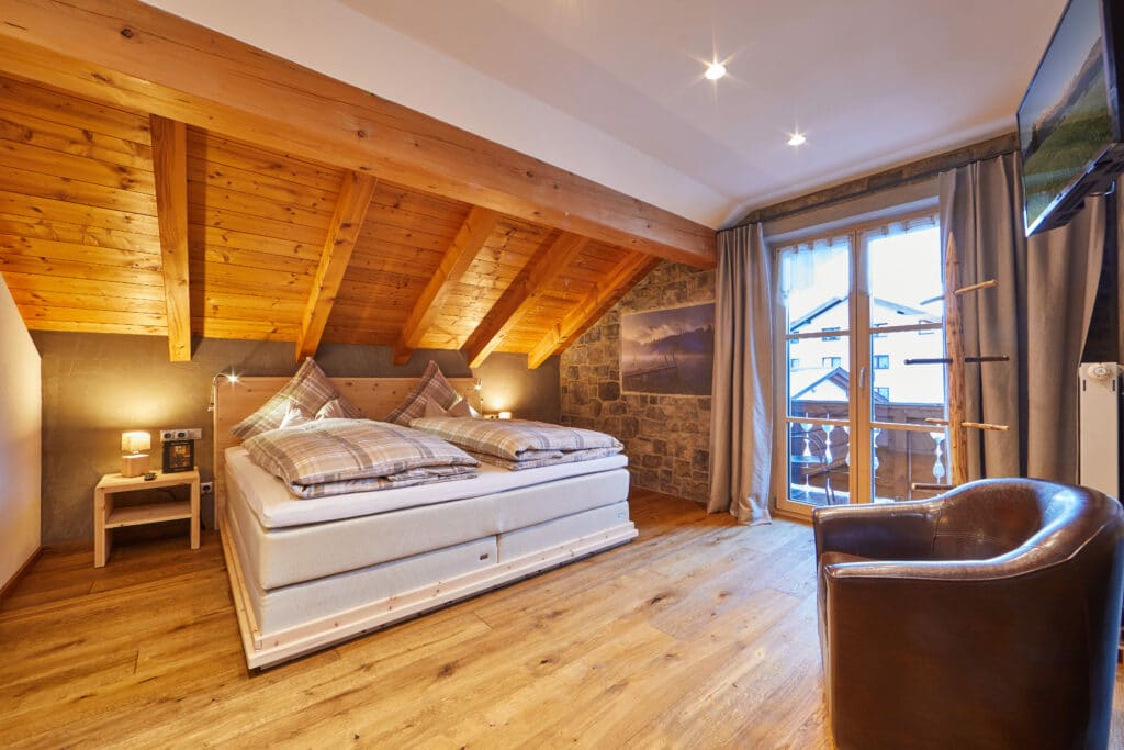 Schlafzimmer Ferienwohnung Arnspitze Bild5